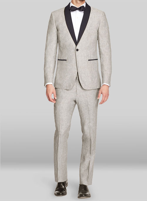 Linen Tuxedo Suit