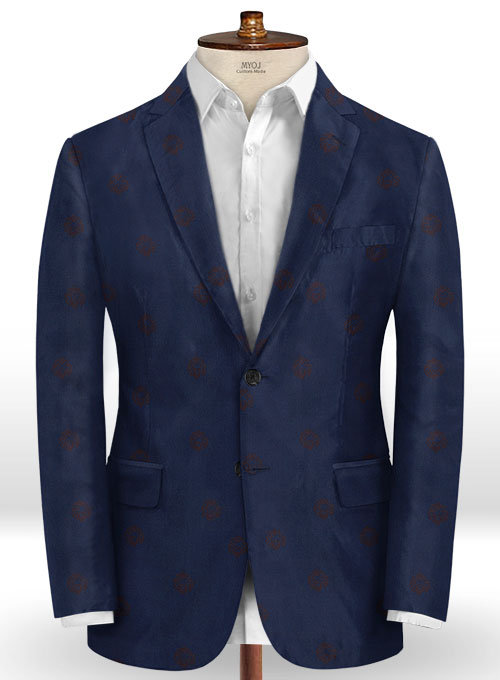 Lion Oxford Blue Wool Suit