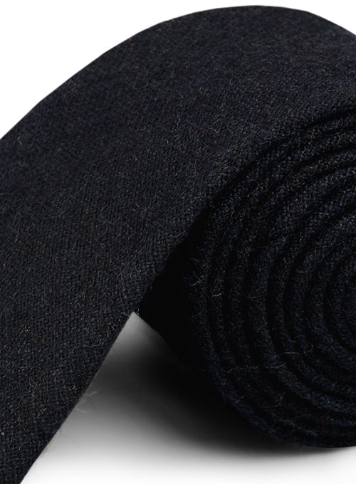 Tweed Tie - Deep Blue - Click Image to Close