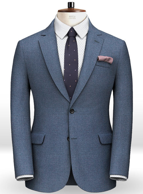 Light Weight Club Blue Tweed Suit