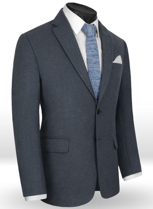 Light Weight Bond Blue Tweed Suit - Click Image to Close