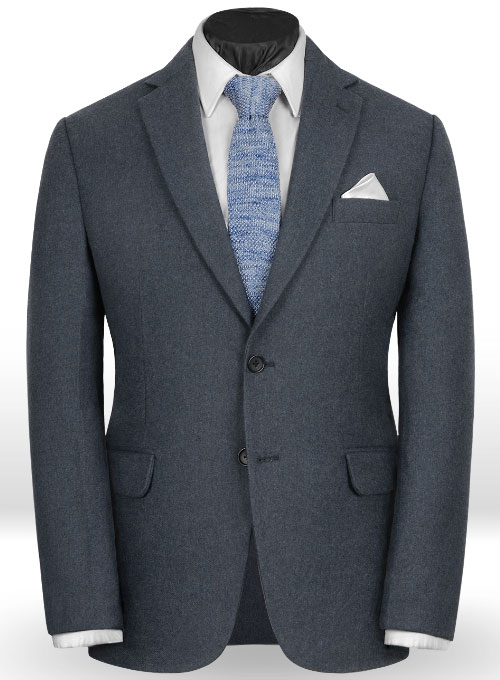 Light Weight Bond Blue Tweed Suit - Special Offer
