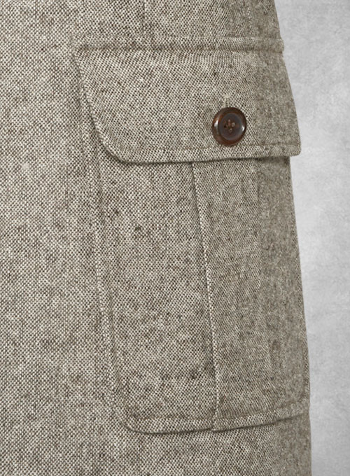 Light Weight Brown Tweed Danish Style Sports Coat - Click Image to Close