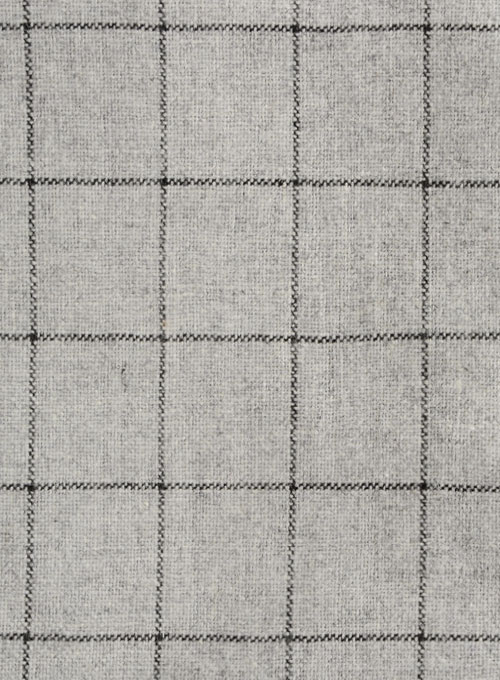 Light Weight Checks Light Gray Tweed Suit