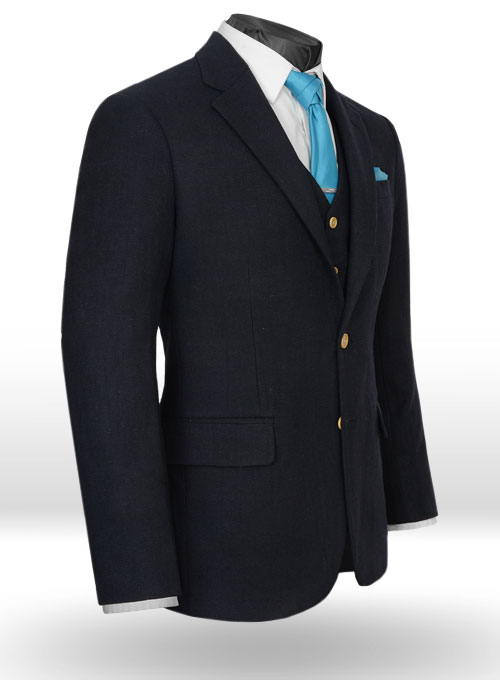 Light Weight Deep Blue Tweed Suit