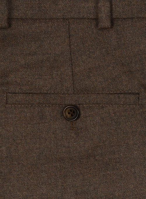 Light Weight Dark Brown Tweed Suit - Click Image to Close