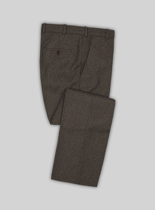 Light Weight Dark Brown Tweed Suit - Click Image to Close
