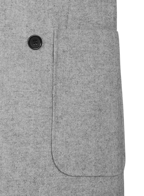Light Weight Light Gray Tweed Jacket