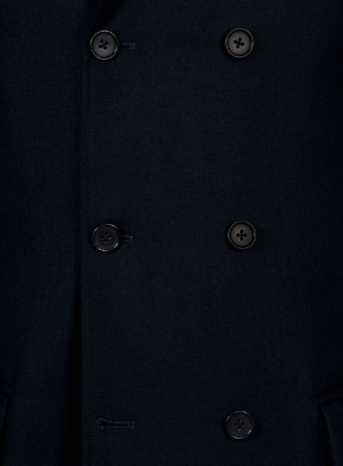 Light Weight Navy Couture Tweed GQ Trench Coat