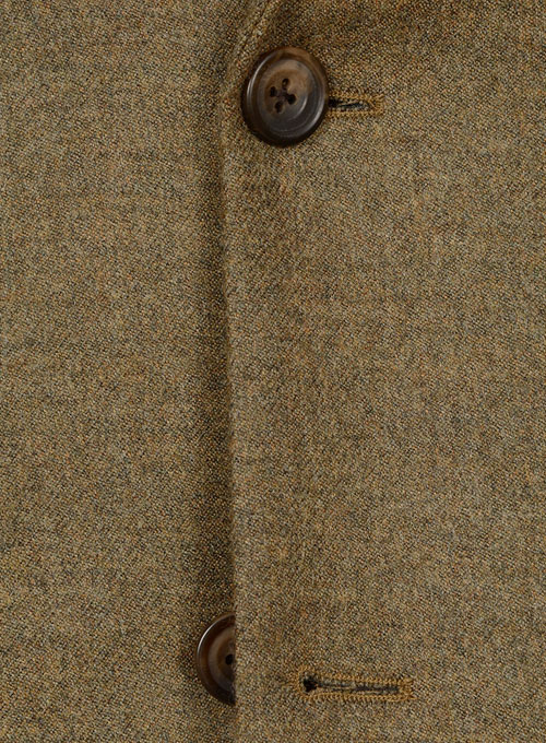 Light Weight Rust Brown Tweed Jacket - 40R