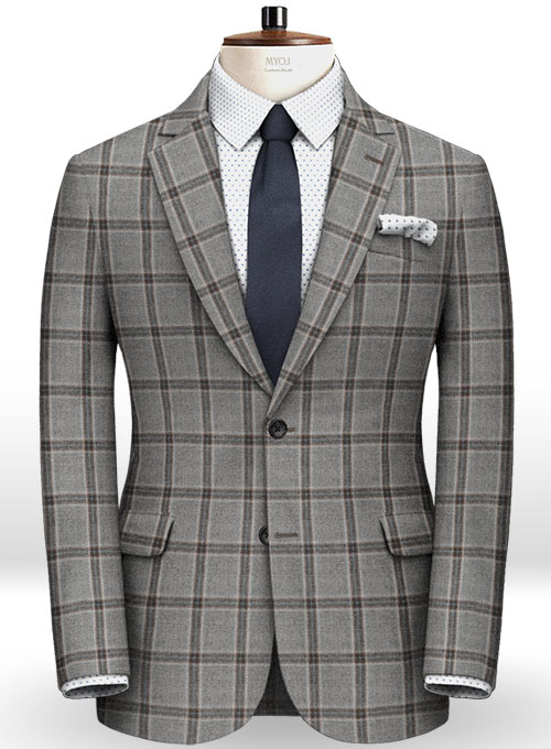 Light Weight Southrail Gray Tweed Suit