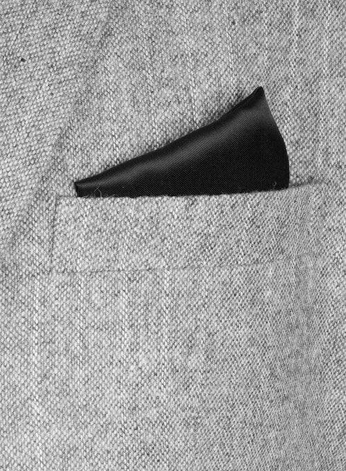 Light Weight Stripe Gray Tweed Jacket