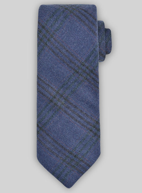 Tweed Tie - Mallow Blue