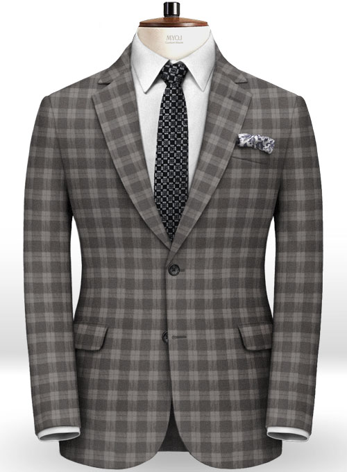 Marc Stretch Cotton Gray Suit
