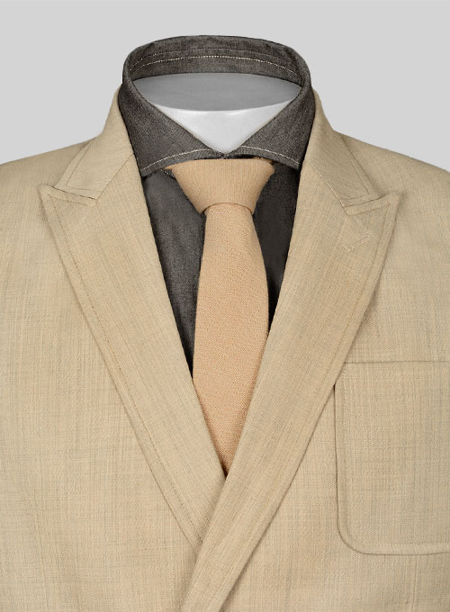 Melange Khaki Basel Style Wool Jacket