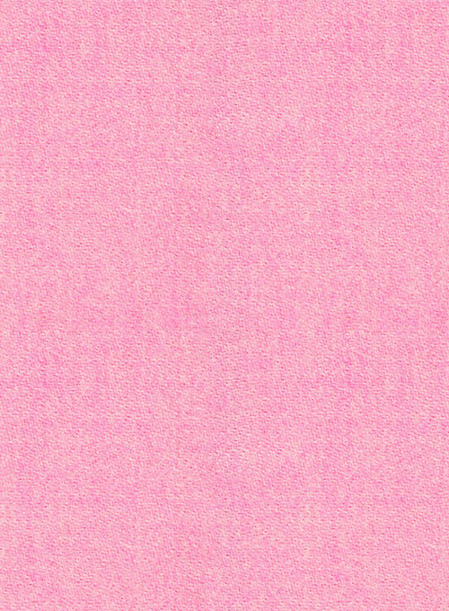 Melange Spring Pink Tweed Overcoat