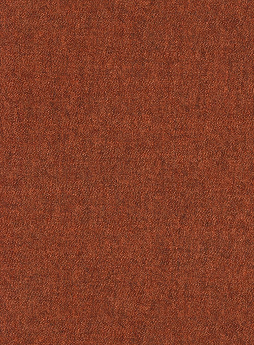 Melange Titan Rust Tweed Pea Coat - Click Image to Close