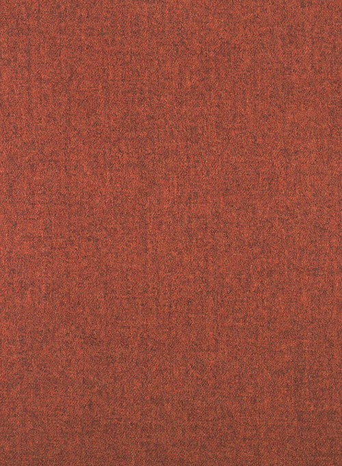 Melange Titan Rust Tweed Pea Coat