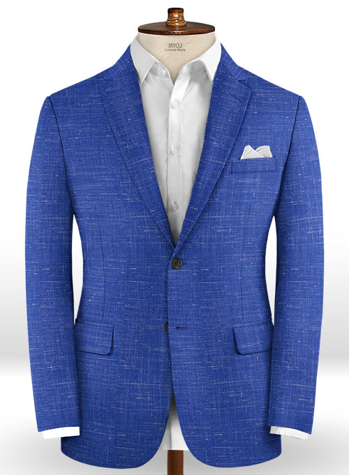 Mystic Cobalt Blue Wool Suit