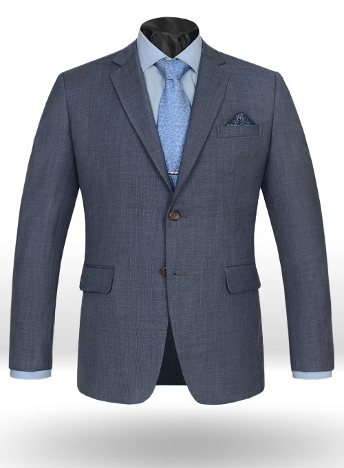 Napolean Barista Blue Wool Suit