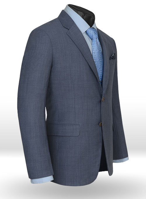 Napolean Barista Blue Wool Suit