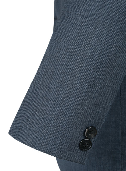 Napolean Fine Blue Wool Suit