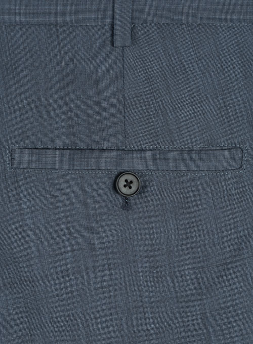 Napolean Fine Blue Wool Suit