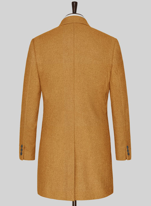 Naples Yellow Tweed Overcoat - Click Image to Close