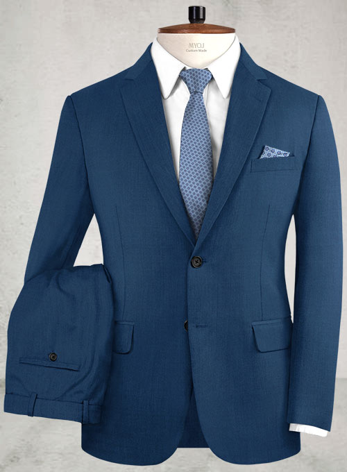 Napolean Casa Blue Wool Suit