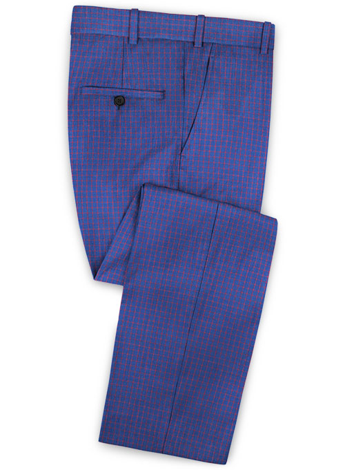 Napolean Chok Royal Blue Wool Suit