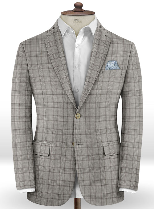 Napolean Corro Gray Wool Suit - Click Image to Close