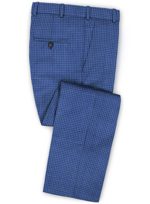 Napolean Cozy Blue Wool Suit