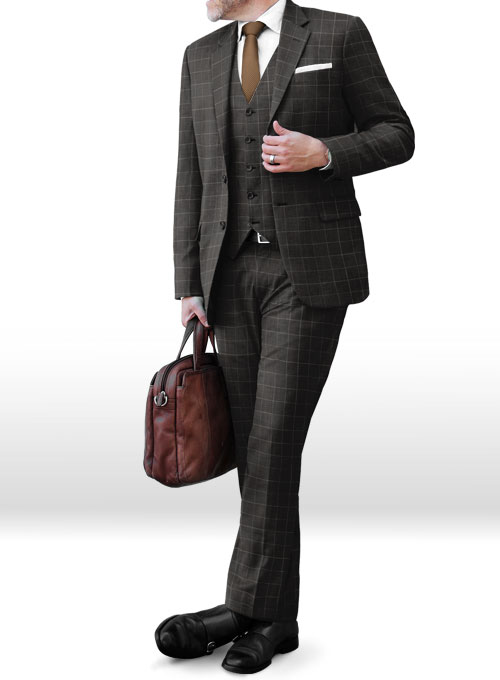 Napolean Criss Charcoal Wool Suit