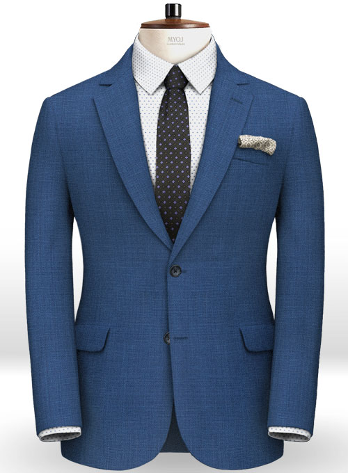 Napolean Dino Royal Blue Wool Suit