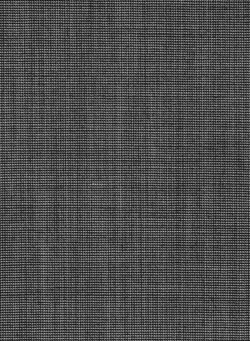 Napolean Dark Gray Pinhead Wool Suit