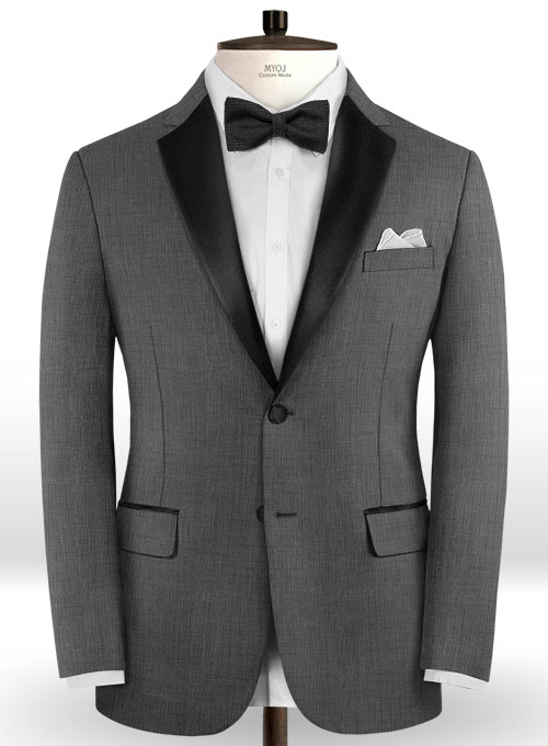 Napolean Gino Gray Wool Tuxedo Suit