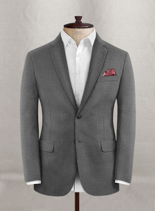 Napolean Gray Wool Suit