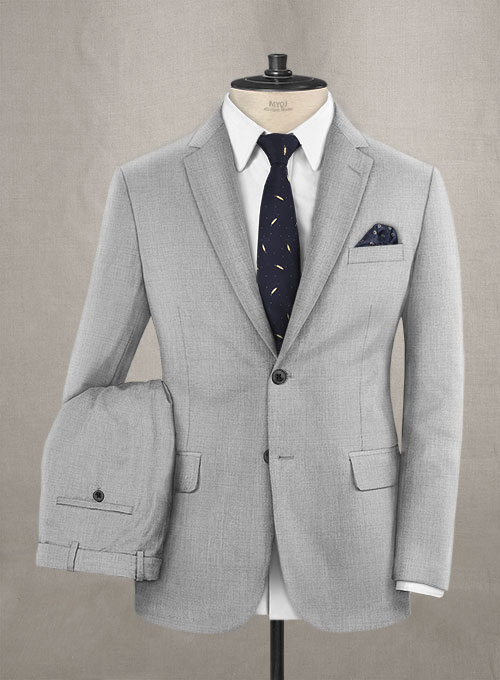 Napolean Ice Gray Wool Suit