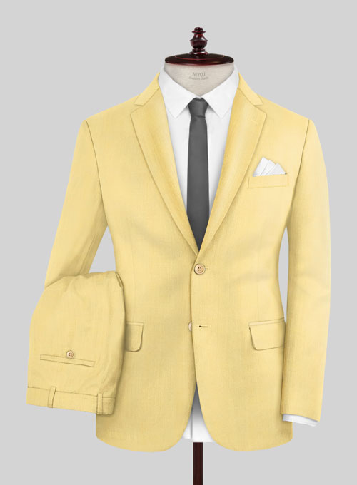 Napolean Yellow Wool Suit