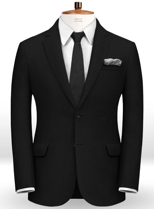 Napolean Black Wool Suit - Click Image to Close