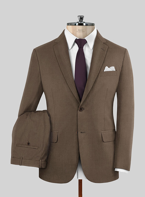 Napolean Brown Wool Suit - Click Image to Close