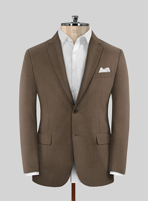 Napolean Brown Wool Suit