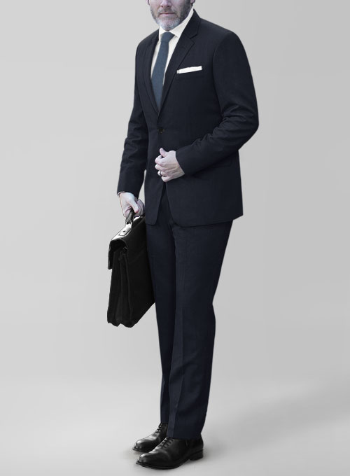 Napolean Dark Blue Wool Suit - Click Image to Close