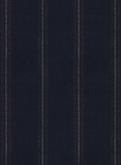 Napolean Filona Blue Wool Suit