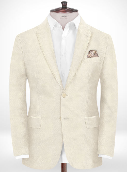 Napolean Fina Ivory Wool Suit - Click Image to Close