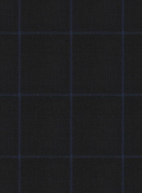 Napolean Fissa Black Wool Suit - Click Image to Close