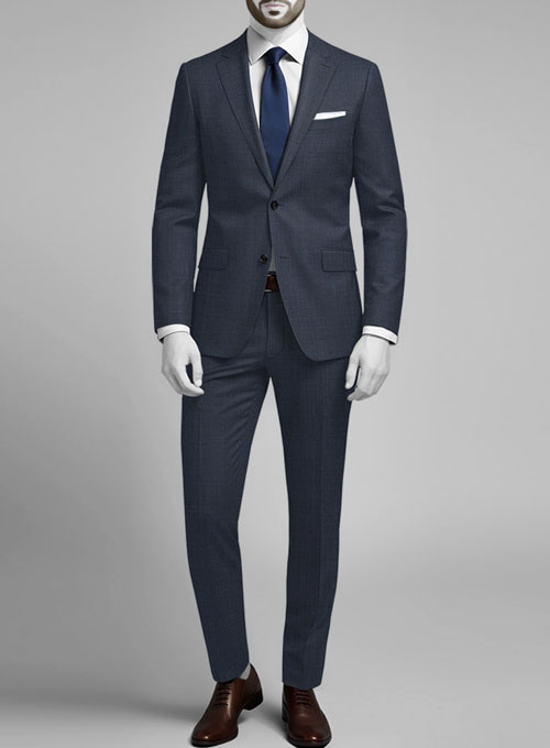 Napolean Highball Blue Wool Suit