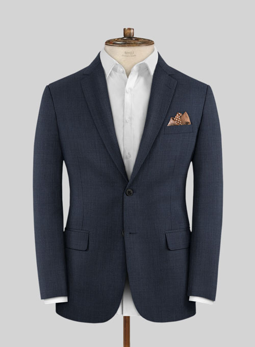 Napolean Highball Blue Wool Suit