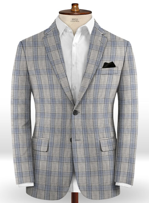 Napolean Inara Gray Wool Suit - Click Image to Close