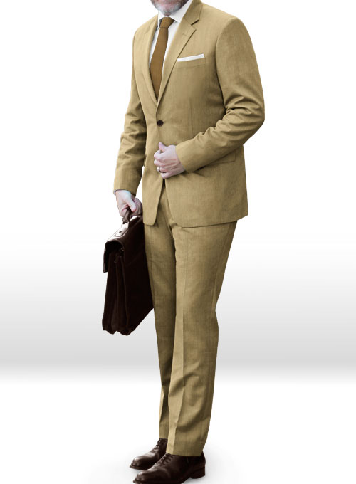 Napolean Khaki Wool Suit - Click Image to Close